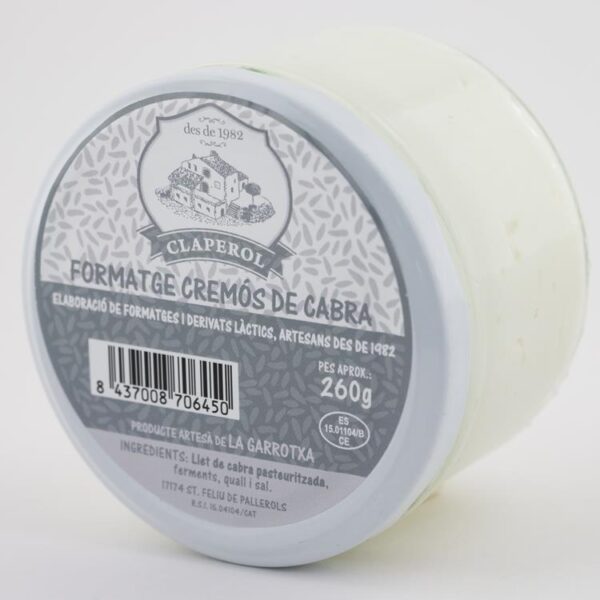 pot formatge cremós de cabra- LOT 2 X 128 cc